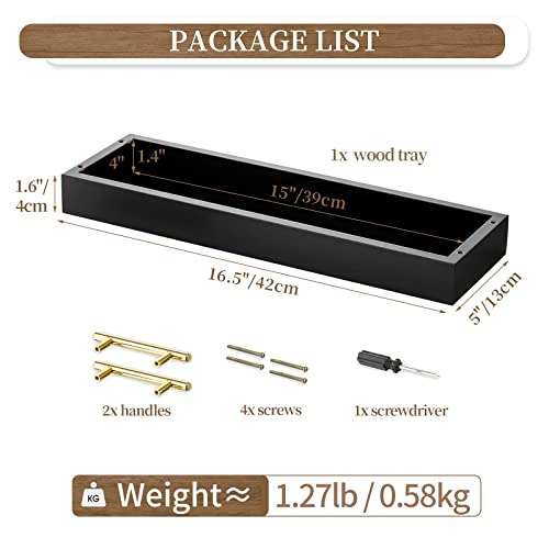 Hanobe-Rectangle-Long-Narrow-Tray-Decorative-Trays-Rectangular-Candle-Holder-Trays-for-Home-Decor-White-Centerpiece-Tray-Decor-Serving-Tray-with-Gold-Handles-for-Dining-Table-Coffee-Bar-Living-Room Hanobe Rectangle Long Narrow Tray Decorative Trays Rectangular Candle Holder Trays for Home Decor White Centerpiece Tray Decor Serving Tray with Gold Handles for Dining Table Coffee Bar Living Room
