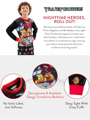 Transformers Pajamas | Optimus Prime Boys Pjs | Bumblebee Pajamas For Boys | 4-104
