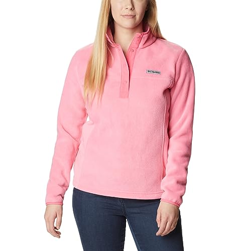 Image of Columbia Womens Benton Springs Half Snap II Pull Over Fleece Jacket, Dark Stone /Canoe /Vintage Blue, 3X