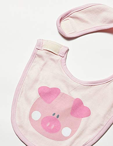 Macacão com Babador, Tip Top, Bebê Unissex, Rosa, M