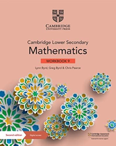Cambridge Lower Secondary Mathematics Workbook 9 With Digital Access (1 Year) (Cambridge Lower Secondary Maths)