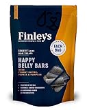 Finley's Happy Belly Soft Chew Benefit Bars, Peanut Butter, Papaya, and Pumpkin Healthy Dog Treats, 16 Ounce (Pack of 1)