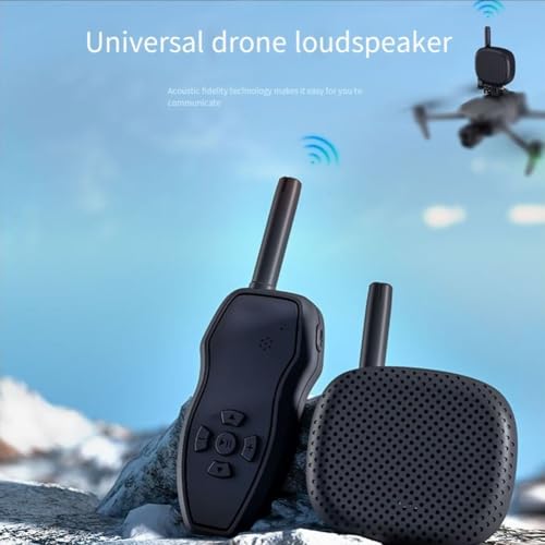 Altavoz para drones DJI 3000M con amplificación acústica y chasis transparente de alta resistencia 6