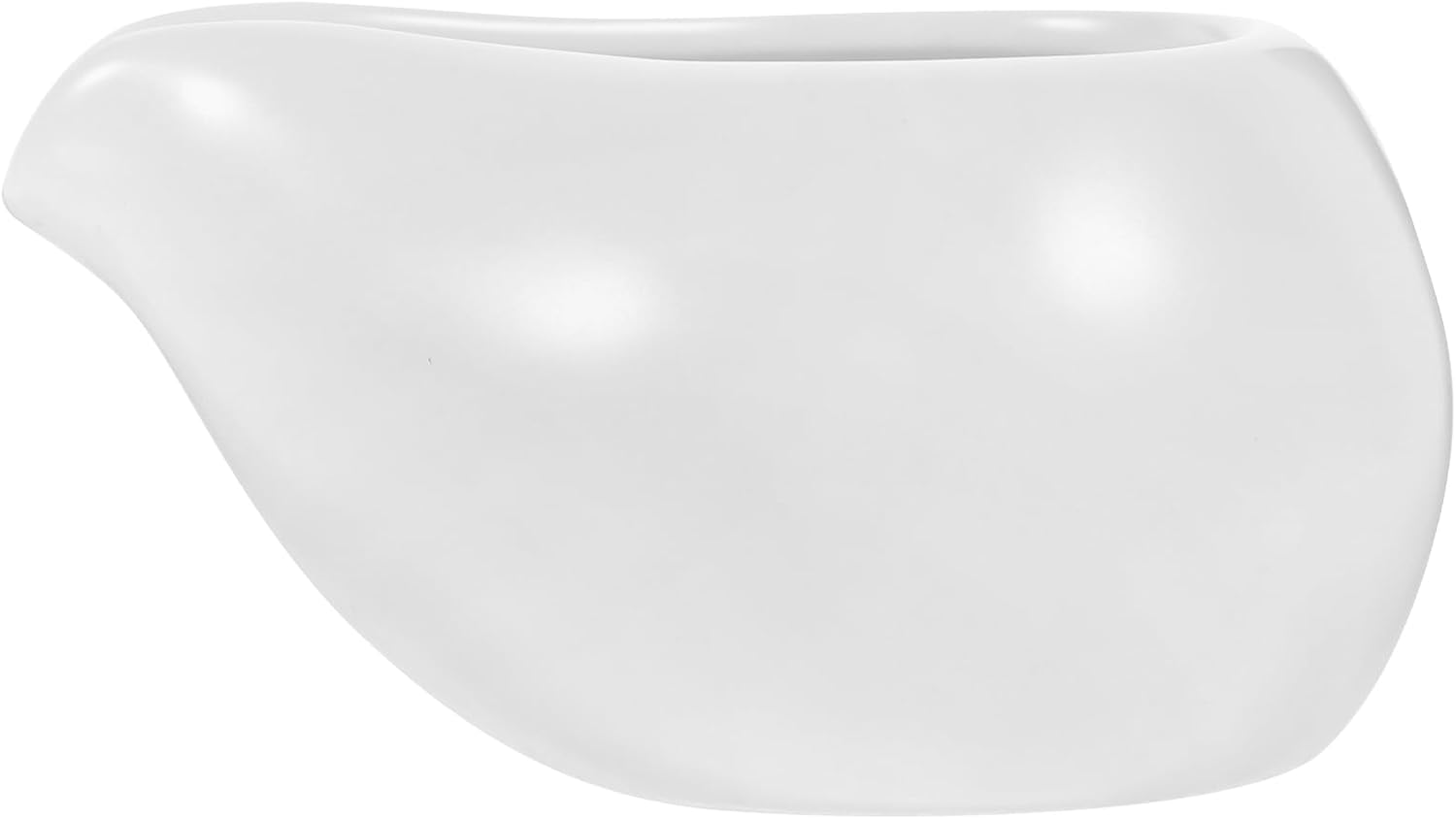 MAGICLULU Small Milk Dispenser 3.74X5.9X1.96 Inch Porcelain Milk Pitcher Vintage Jug for Coffee Latte Cafe and Restaurant Use