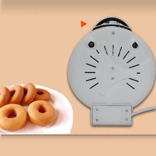 Electric Donut Maker, Non-Stick Coating, 7 Doughnuts Maker for Mini Donuts Waffles Pizzelle Cake, for Home Kitchen Breakfast Party and Family Use