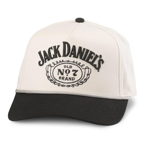 Image of AMERICAN NEEDLE Jack Daniel's Whiskey No. 7 Officially Licensed Merchandise Unisex Adjustable Baseball Hat