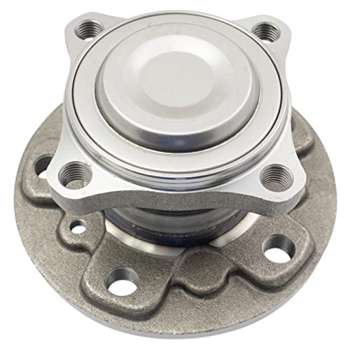 Image of TRQ Left and Right Wheel Bearing and Hub Assembly Set 2 Piece Compatible with 14-21 BMW i3 18-21 i3s 14-15 Mini Cooper L4 2.0L 14-15 Cooper L3 1.5L 2016 2017 2017-2019 Clubman S