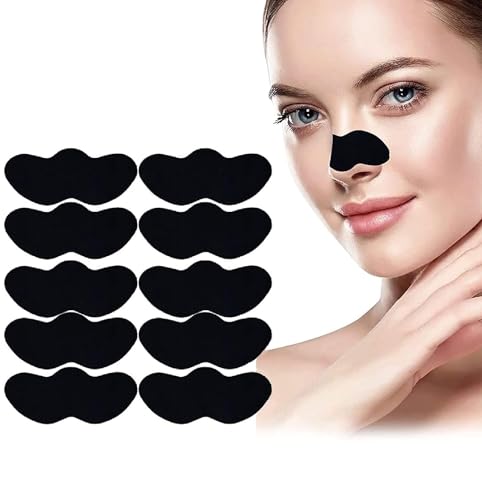 Image of Woffely Skincare Cleansing Charcoal Nose Strips for Women and man- Blackhead Remover & Pore Cleanser (20 Strips)