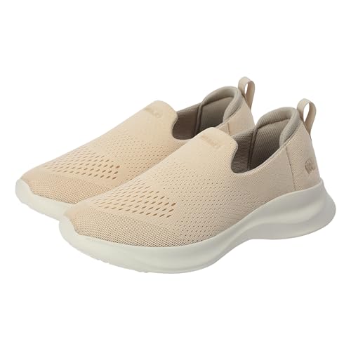 Image of Neeman's Knit Lite Slip Ons for Women | Lightweight Breathable Knit Slip-On Sneakers | Cushioned EVA Sole | Soft Stretch Upper | Comfortable Casual, Office & Walking Shoes