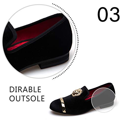 JITAI Mocassini Classici da Uomo in Ecopelle Scarpe Casual da Sposa E Mocassini Uomo - Image 5