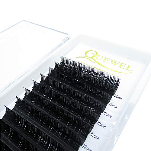 Eyelash Extension Supplies 0.15 C Curl 12mm Best Soft |Optinal 0.03/0.05/0.07/0.10/0.15/0.20 C/D Single 6-25mm Mix 8-14mm 15-20mm 20-25mm|(0.15 C 12mm)