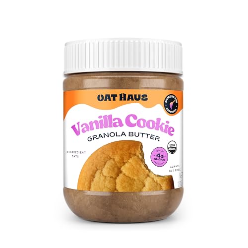 Oat Haus Organic Vanilla Cookie Granola Butter | Peanut-free, Almond