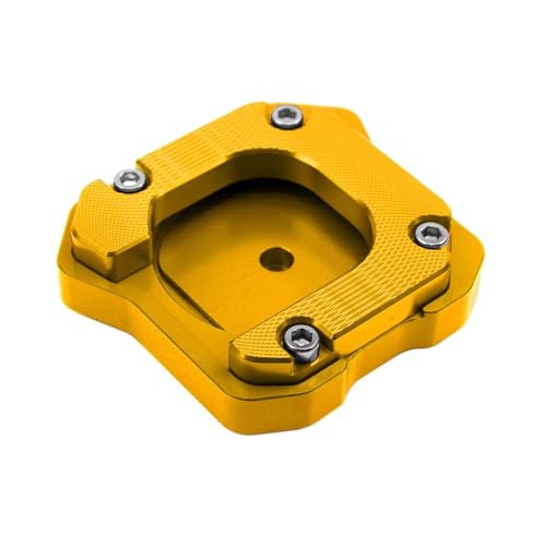 Seitenständer Verlängerungsplatte Aus Aluminiumlegierung Für Yamaha Nmax155 Für NVX Aerox 155 Für Xmax300(Gold)