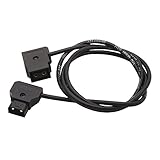 Picture of Coolbuy112 D-TAP DTAP 2 Pin Male to Female Adapter Extension Cable for LED Light V-Mount Anton Bauer Battery Dtap to Dtap Cable 1M