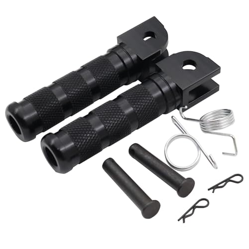 Motorrad-Fußrasten Für Yamaha MT-10 MT-09 Für Tracer MT-07 MT-03 MT-25 FZ-07 FZ-09 FJ-09 2014-2017 Ersatz(Black)