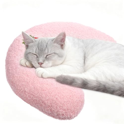 FdcZeyxior Pillows for Cats, Pink Mini Pillow Pet Cute