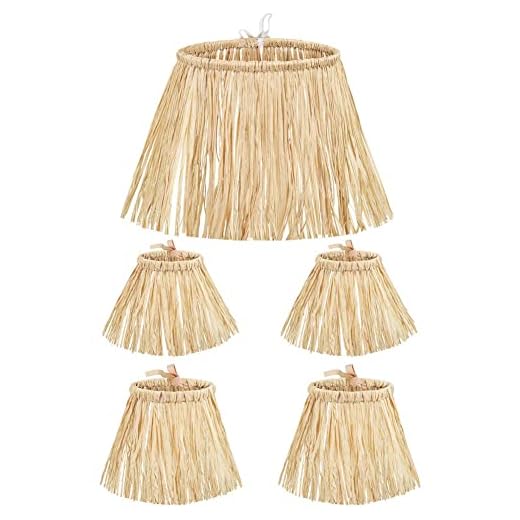 JNJOOD Kit espantapájaros disfraz espantapájaros accesorios decoración cuello brazo y tobillo corbatas para accesorios decoración