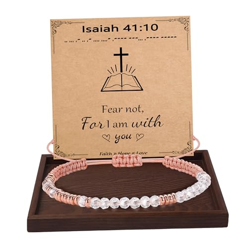 Image of Morse Code Bracelets for Women Mothers Day Gifts 2026 Graduation Gifts Mom Birthday Gift Pink Braided Bracelets Teen Trendy Stuff Inspirational Best Friend Birthday Gifts for Daughter Girlfriend Christmas Stocking Stuffers Jewelry