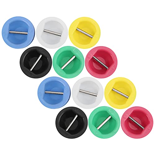 Surfboard Leash Plug PVC Round Cup Deck Plugs, Durable Leg Foot Rope Hole Cup, 6 Colors Surfboard Accessories for Surfing Fans