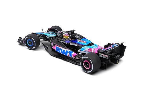 Modelo a escala 1:18 Alpine F1 Team A524 azul Solido miniatura 7