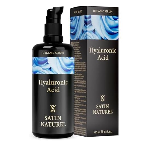 Bio Hyaluron Serum 100ml - Vegan Hyaluron Anti Falten Gesichtsserum mit Aloe Vera - Anti Aging Gesichtscreme Damen Hyaluronsäure Serum - Naturkosmetik Made in Germany