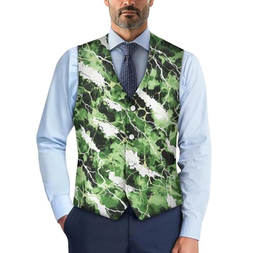 Mens Lightweight Vest Slim Fit Men's Suit Vests for Casual Work Men Waistcoat Fashion Vests With Back Strap
