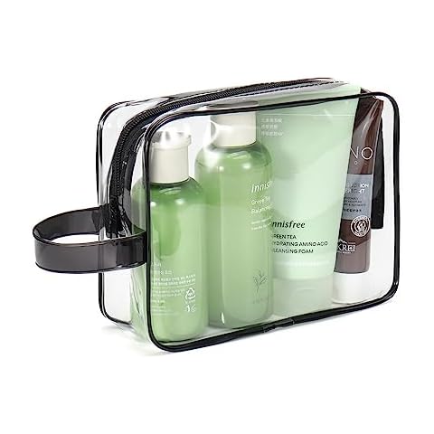TRIPON Clear Travel Toiletry Bag for Liquids Cover