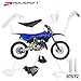 Polisport Motocross (MX) Restyling Kit for Yamaha YZ 125/250 (2002-2021) Dirt Bike – OEM Quality, Durable, Flexible & Perfect Fit – White/Black