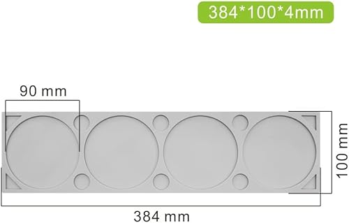 Miniatura 2 de Molde de silicona hueco en forma de corazón de amor, moldes de encaje de hojas de árbol, molde de fondant de caramelo de chocolate, molde de fondant