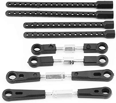 Tbest Steering Linkage Rod, Turnbuckle Rod Linkage Steering Rods RC Car Shell Column Linkage Rod Set Fit for HSP 94123 RC Car Rc Turnbuckle Rc Turnbuckle 3.5Mm 70Mm Rc Plastic Turnbuckles