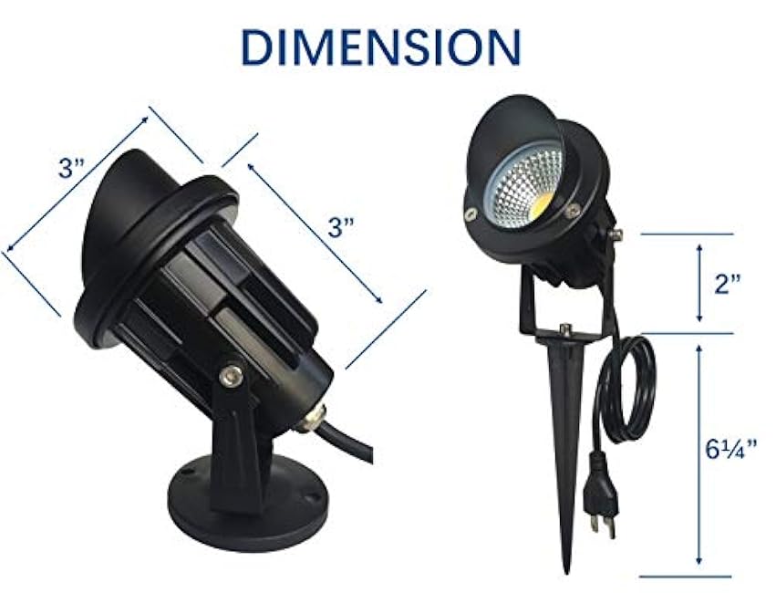 LED Outdoor Spotlight Flag Light 10W Spot Lights Landscape Lighting Warmwhite