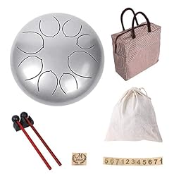 Estink Tambour de Langue en Acier Durable, Tambour de Casserole, Portable 10 Pouces pour Enfant Adulte avec Sac de… - Les Beatles, Paul McCartney, John Lennon, RIngo Starr, George Harrison Estink Tambour de Langue en Acier Durable, Tambour de Casserole, Portable 10 Pouces pour Enfant Adulte avec Sac de… – Image 3