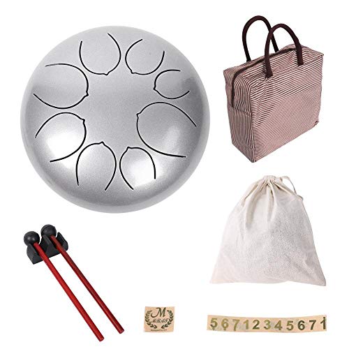 Estink Tambour de Langue en Acier Durable, Tambour de Casserole, Portable 10 Pouces pour Enfant Adulte avec Sac de… - Les Beatles, Paul McCartney, John Lennon, RIngo Starr, George Harrison Estink Tambour de Langue en Acier Durable, Tambour de Casserole, Portable 10 Pouces pour Enfant Adulte avec Sac de… – Image 4