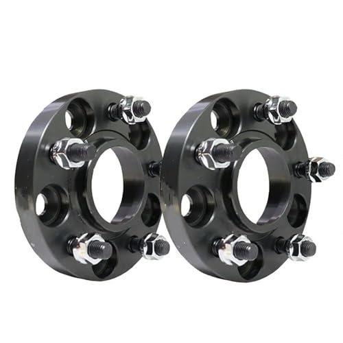 Entretoises 5x114.3 67.1mm 35mm noires de roue pour élargissement de voie Hyundai Elantra N