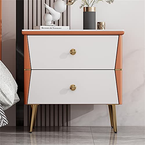 Table de chevet étroite 50cm petit meuble de rangement chambre moderne