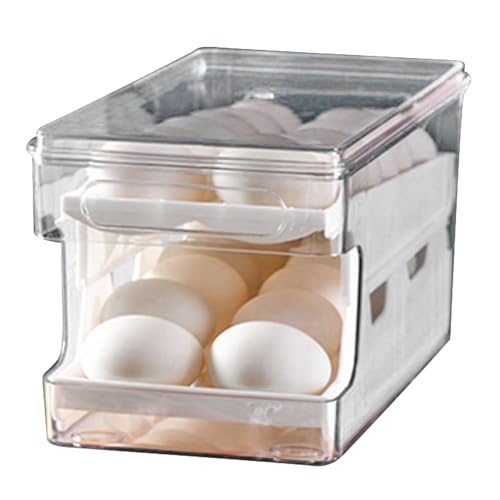 Boîte de rangement pour œufs double couche robuste en cuisine - 4