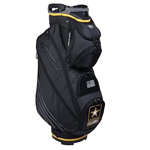 Us Army By Macgregor Golf Deluxe 14-Way Cart Bag, Black #TOP14