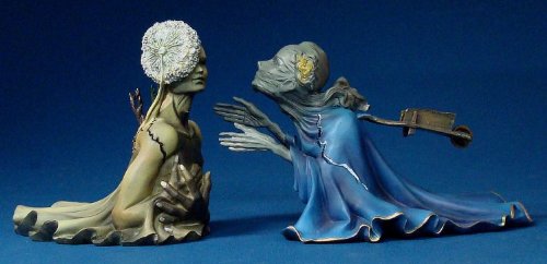 Skulptur - Tristan und Isolde - Resin, nach Salvador Dali Cover