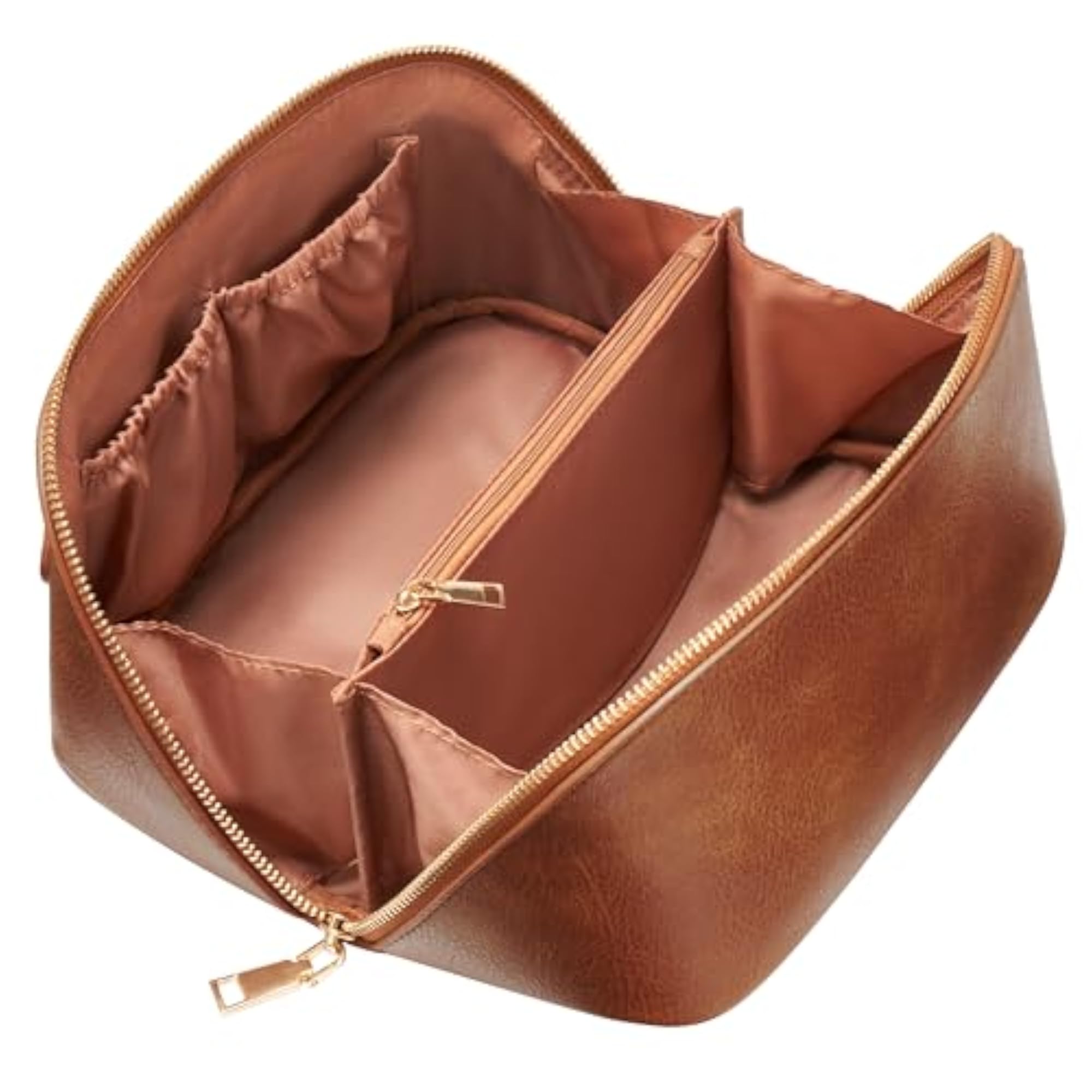 Large Capacity Travel Makeup Bag for Women with Internal Divider