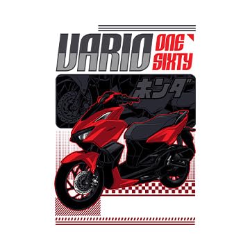 Image of BLINKART Honda Vario 160Car Posters Sticker Gift Items for Boys Room Wall Decor || Comes with Double-Sided Tape|| Decoration Bedroom Living Room Office Studio Decor | 12x18 In (A3) - CAR-311