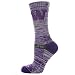 Strideline Athletic Crew Socks Washington Purple Heather 3700711 Strapped Men's