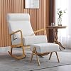 HOMREST Nursery Rocking Chair with ...