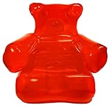 Inflatable Chair Gummy Bear - Includes Pump - Deliciously Bright Coloring - All Ages - Pool Friendly...