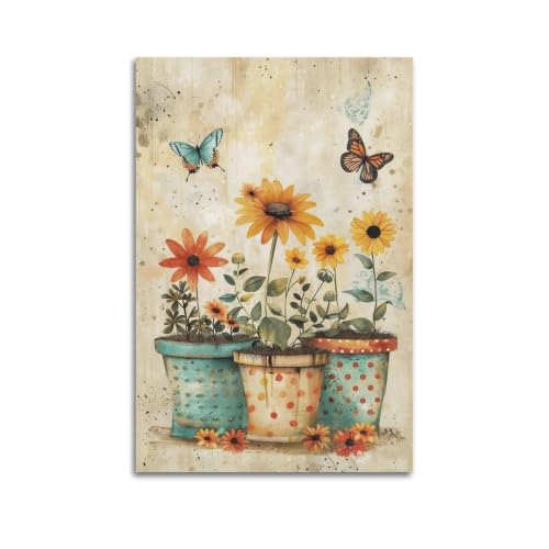 Papillon coloré poster aquarelle pour créer une ambiance zen dans votre chambre