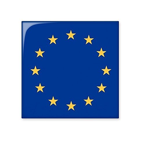 Carreaux de céramique Europe symbole UE motif bisque pour décoration murale intérieure