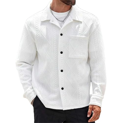 Cardigan vintage col rabattu homme : fini les coups de froid d'automne