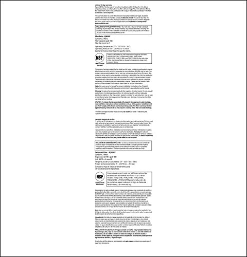 Ge Profile Fqropf Under Sink Water Filter, Filters For Reverse Osmosis System, Reduces Sediment, Rust & Other Impurities From Water, Replace Every 6 Months For Best Results, Pack Of 2 Membranes #TOP2