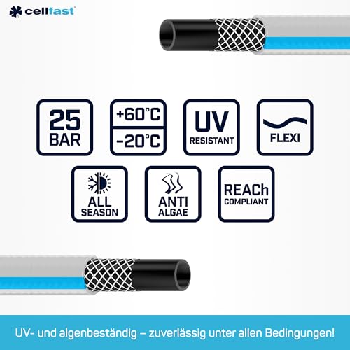 Gartenschlauch 3/4 Zoll Cellfast 3-lagig – 20 Meter flexibel und robust