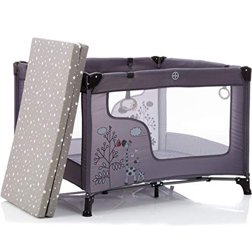 Kinder/Baby Laufstall inklusive Matratze (100% Baumwolle) Reisebett