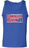 Mountee Apparel Cade Cunningham Jalen Duren 2026 Detroit Tank Top Adult Large Blue